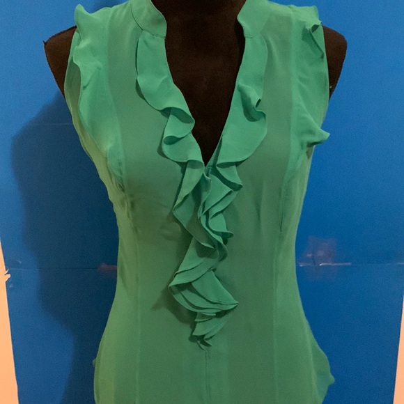 Express Tops - 💜 PRICE DROPPED NWOT  Ruffle Front Blouse